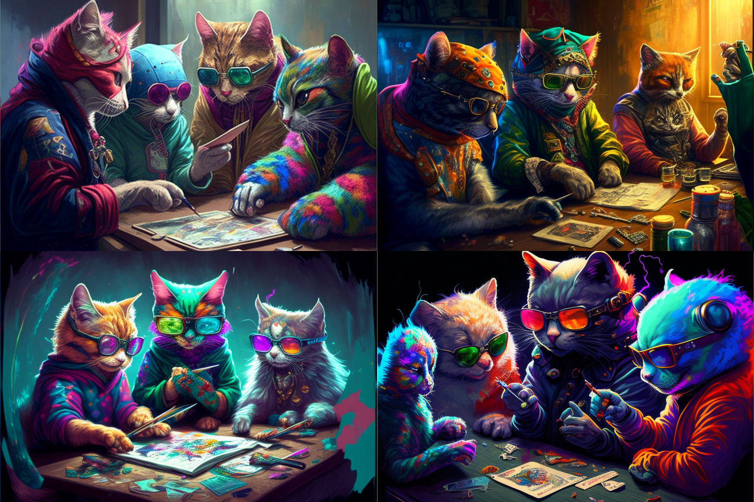 Several_cats_in_trippy_colorful_sunglasses_and_wild